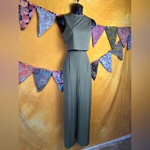 Elegant Olive Green Women's Jumpsuit